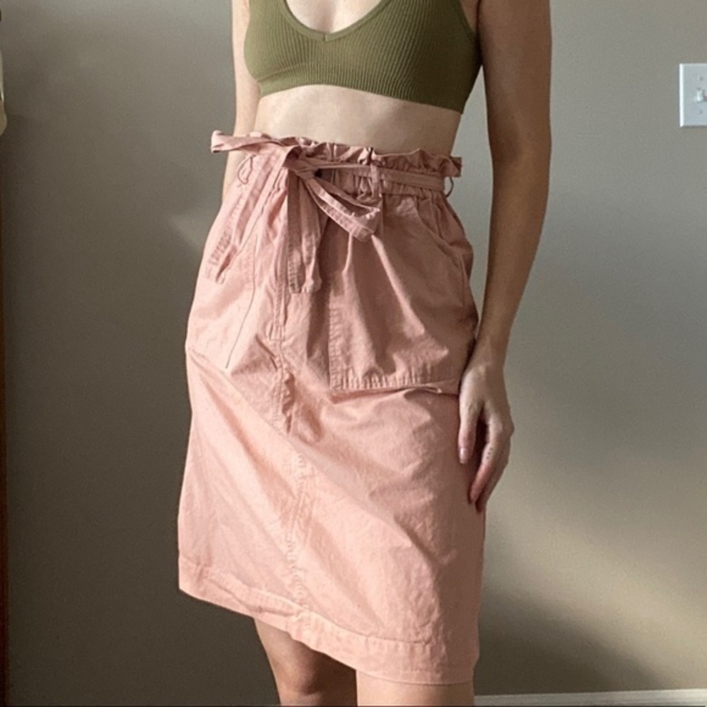 Lady Bye Pink Paper Bag Skirt